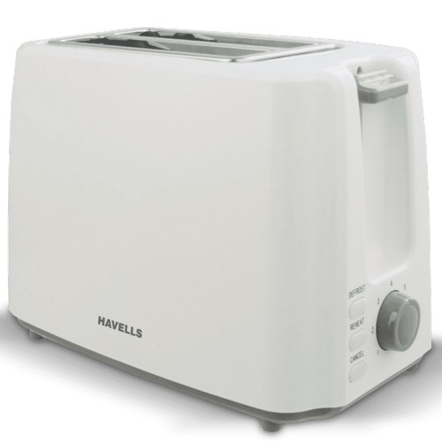 HAVELLS CRISP PLUS 2 SLICE WHITE POP UP TOASTER