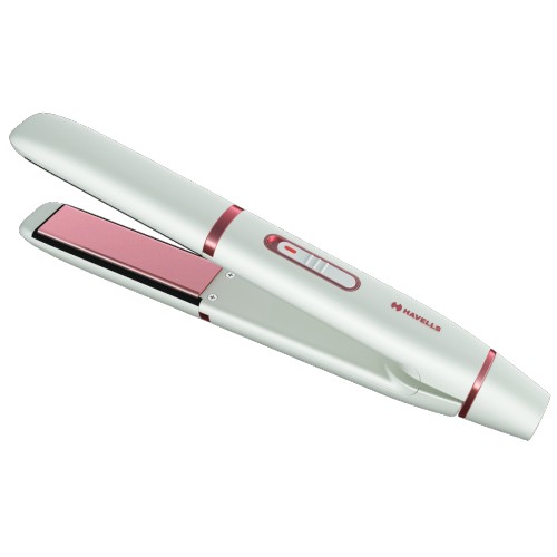 HAVELLS CERAMIC PLATES FAST HEAT UP HAIR STRAIGHTENER (WHITE)